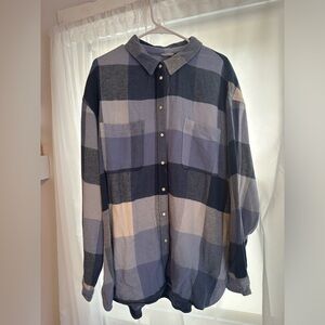 American Eagle Blue Flannel Size XXL